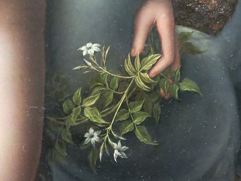 Yksyityskohta teoksesta Leda and the Swan