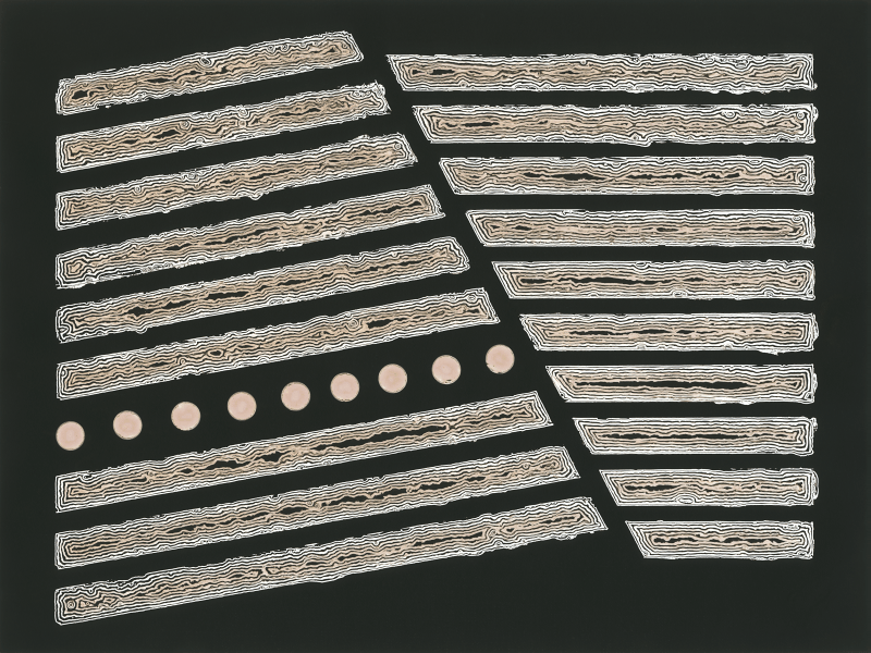 Yhdeksän pistettä ja viivoja