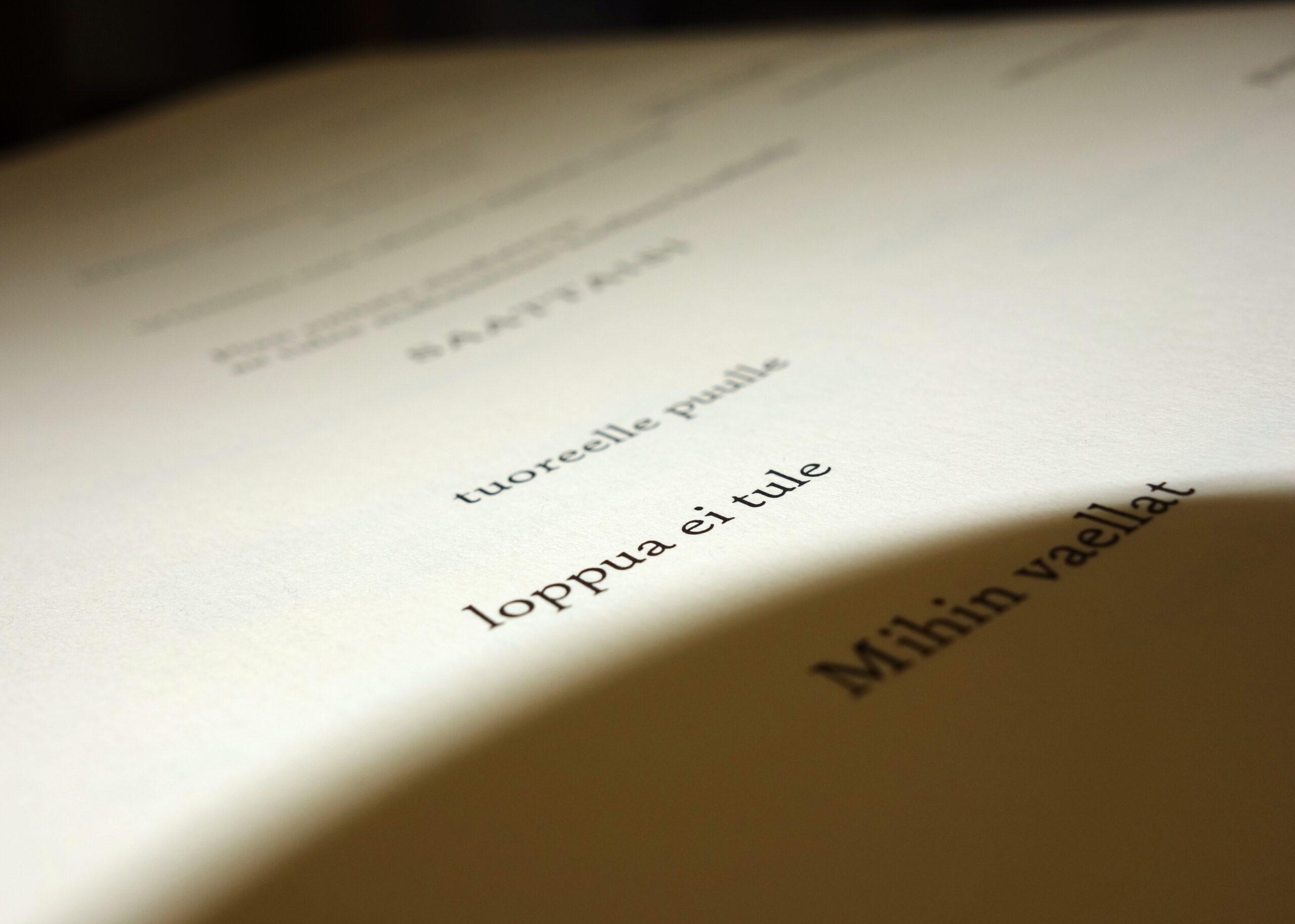 Lähikuva Siemenholvin "Kolmannen ilosanoman" säeryppäästä.